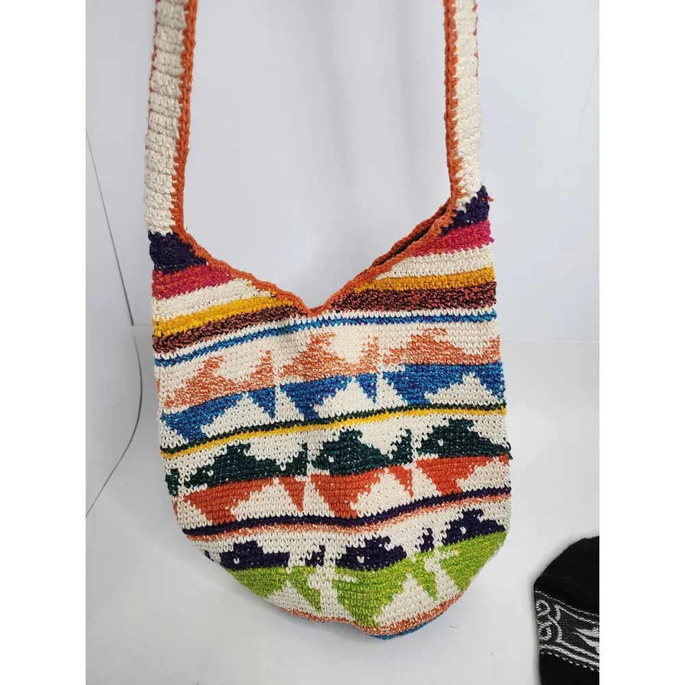 Colombian‎ Boho Crossbody Handmade Purse Bags Mochila X2